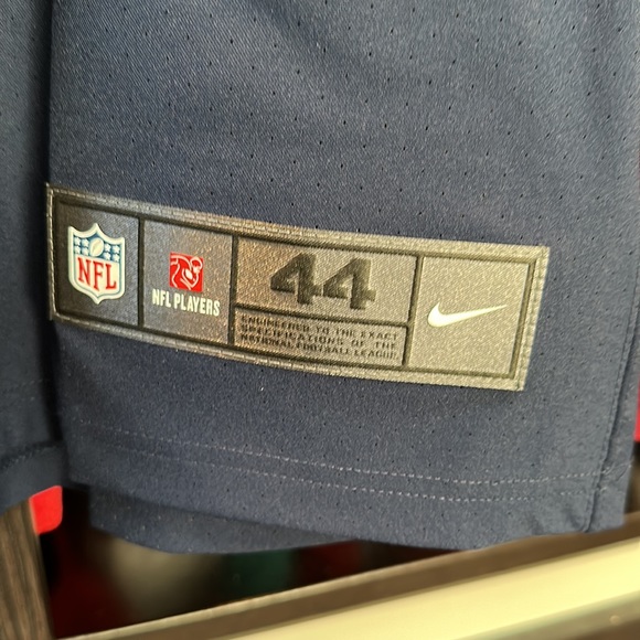 Nike Russell Wilson College Navy Seattle Seahawks Vapor Elite Authentic Jersey - Picture 8 of 13